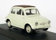 Vitesse 1/43 - 500 Fiat 500 Closed Roof White / Tan Diecast Model Car