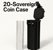 Premium sovereign coin tube - 20-sovereign,