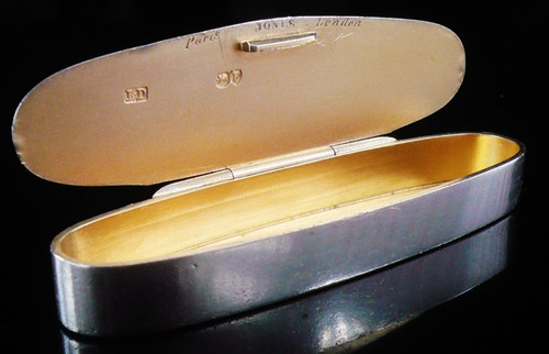 Sterling silver toothpick - silver, box