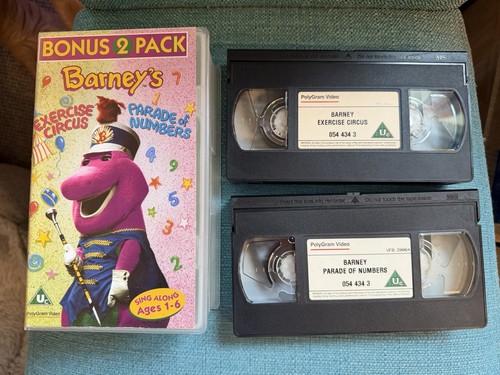 Barney vhs video pack - 2,