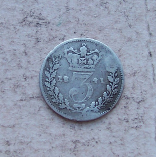 Scarce 1841 victoria silver - 1841,