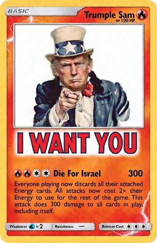 Political pokemon cards - 9,