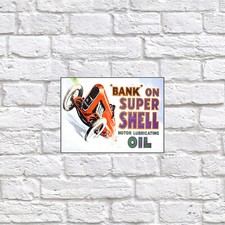 Shell Oil, Retro tin metal