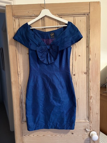 Twilight blue silk - silk, cocktail