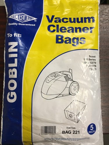 Goblin vacuum cleaner bags - vacuum,