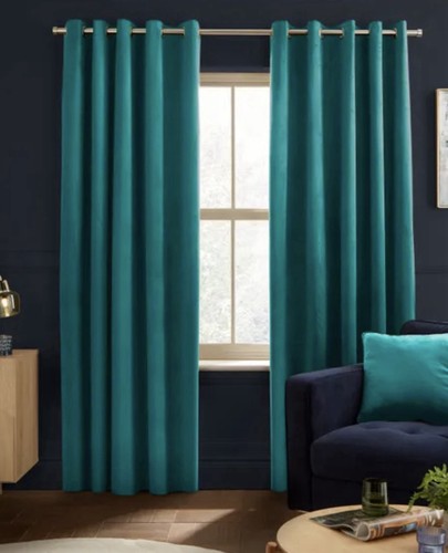 Teal luxe velour blackout - teal,