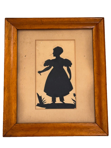 Antique georgian cut paper - antique,