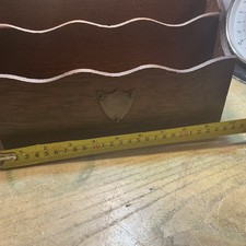 Vintage Wooden Letter Rack