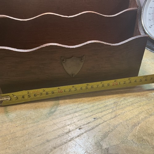Vintage wooden letter rack - letter,