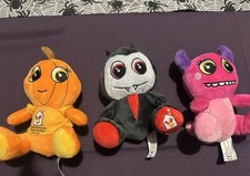 Ronald McDonald’s 3 Halloween Plush Toys 2022