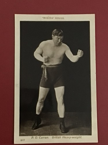 Early british boxing postcard - british,