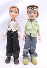 2 x BRATZ BOYZ Spring 2003 DYLAN & CAMERON Fashion Dolls - M31