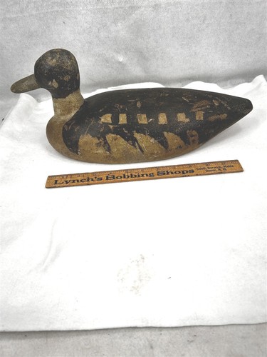Antique duck decoy broad - broad, bill