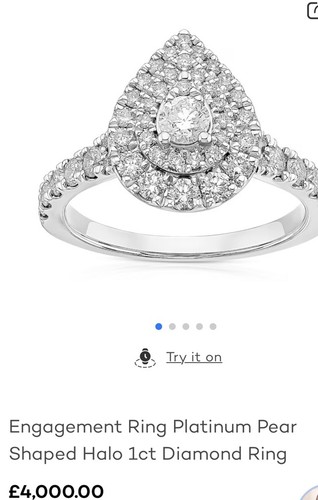 1ct diamond pearl ring from - ring,