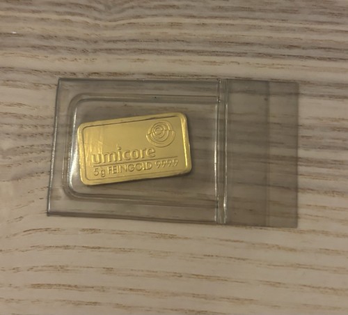 Umicore gold bar 999 - bar, 5g