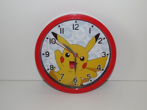 Pokemon pikachu clock round - pokemon,