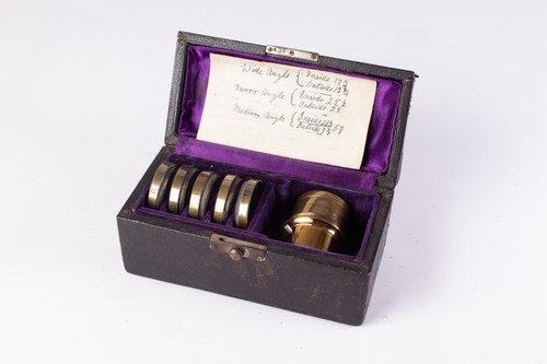 Brass combinable lens set - brass, for