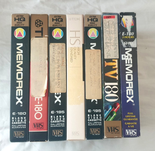 Used vhs video - 7, x