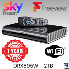 Sky + HD Box 2TB WiFi (Remote Control & Cables) Slimline Plus DRX895W Freeview