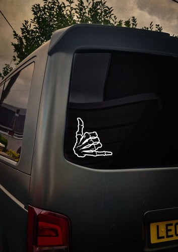 Skull shaka vinyl - vinyl, sticker