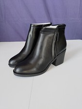 RRP £36 Size 9 (EU42 / US11.5) Topshop Bondi Women's Ankle Boots Black