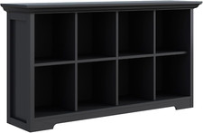 Stylish Black Cube Shelf