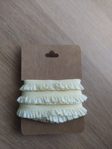 10mm cream pleated - 10mm,
