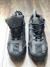  Campri Women's Walking Boots Size 4/37 Black Hiking Trainers Waterproof  