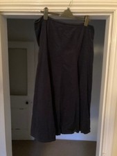 ADINI Navy Needlecord panelled