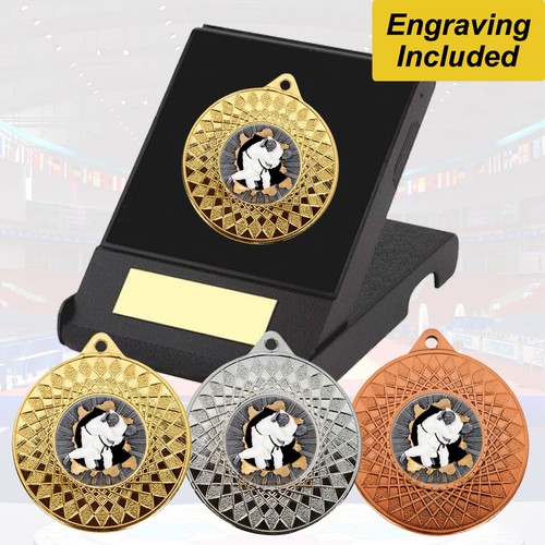 Judo medal box free - medal, in