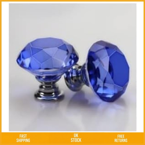Elegant blue crystal glass - blue,