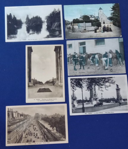 Vintage french postcards - vintage,