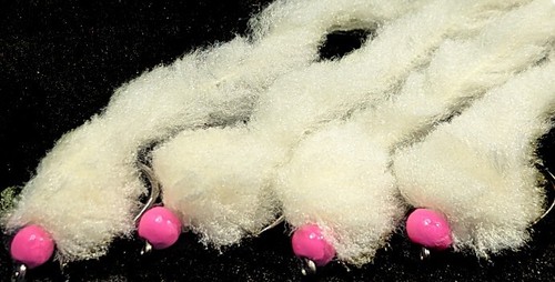 Eggstasy worm trout flies - 4,