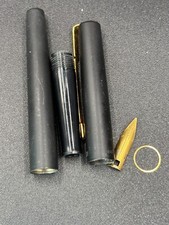 Vintage Parker 15 Matt Black Fountain Pen -- SPARE PARTS --