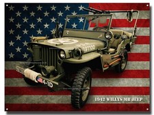 1942 WILLYS MB JEEP FINE ART
