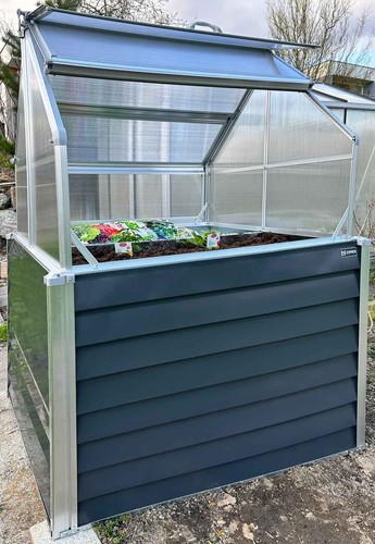 Zipper cold frame planter with - cold,