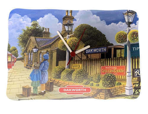 Oakworth railway station clock - oakworth,