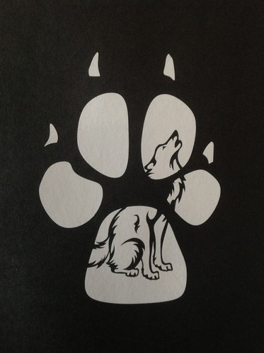 Sled dog spirit paw - dog, husky