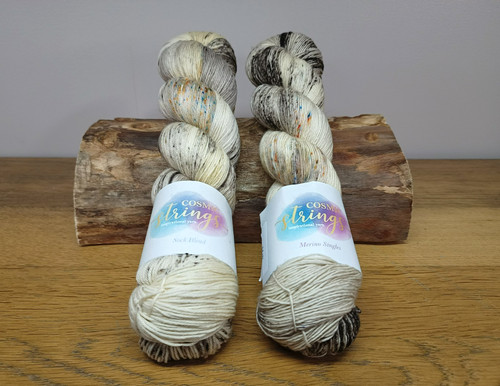Cosmic strings skeins sock - 2,