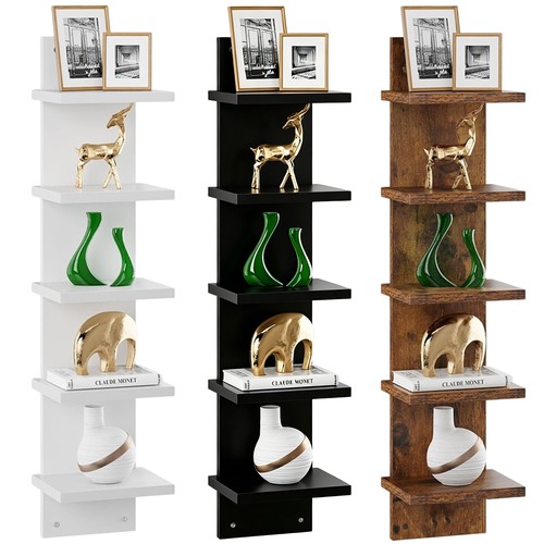 Tier wall shelf bookshelf - 5-tier,