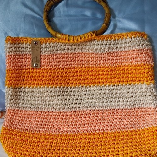 Handmade striped crochet - crochet, top