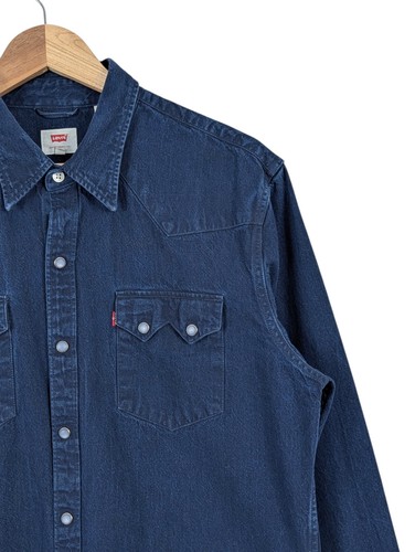 Levis western denim shirt - levis, mens