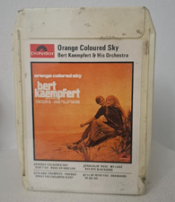 8 TRACK  TAPE - BERT KAEMPFERT - ORANGE COLOURED SKY- STILL SEALED - 8 CARTRIDGE