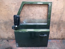 BFD080328 1999 LAND ROVER DEFENDER 110 TD5 FRONT DOOR AND GLASS N/S