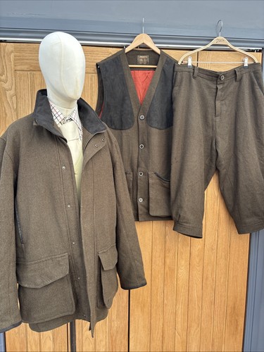 Men pure wool tweed - wool, country