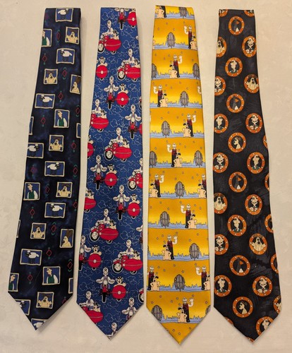 Wallace gromit ties men - wallace, &