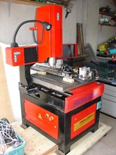 4 axis  pro cnc machine, cast iron body, metal cutting, water cooled NOT USED!
