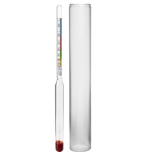 Hydrometer with alcohol - with, scale