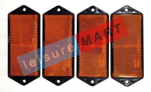 Orange amber reflectors - 4,