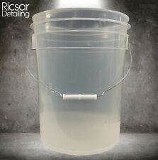 The Ultimate Clear Transparent Car Wash Bucket 20L (5 Gallons)